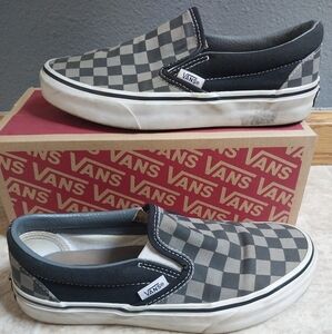 Vans Checkerboard Slip-On Sneakers